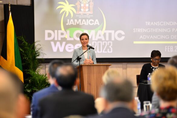Senator the Honourable Kamina Johnson Smith, Minister of Foreign Affairs and Foreign Trade