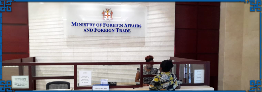 Customer service at the Ministry of Foreign Affairs and Foreign Trade